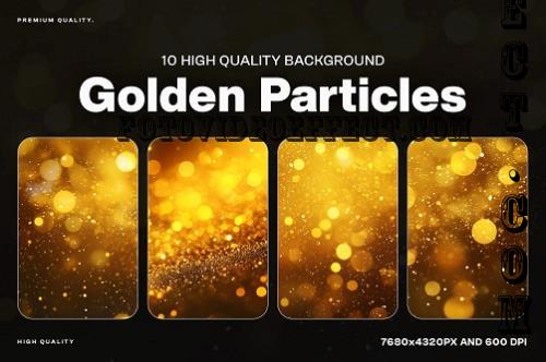 10 Golden Particles Background - Q88SD6W