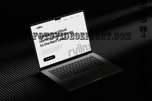 Dim Light MacBook Mockup