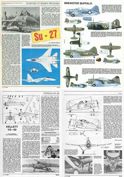 Letectvi+Kosmonautika 1989-6 - Scale Drawings and Colors