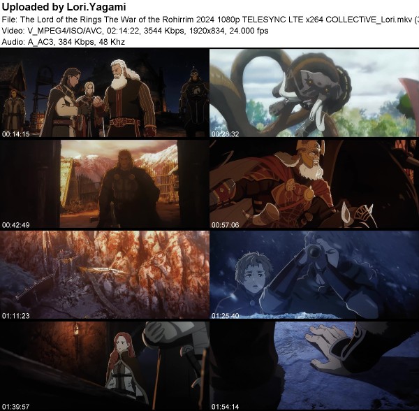 The Lord of the Rings The War of the Rohirrim (2024) 1080p TELESYNC LTE x264 COLLECTiVE