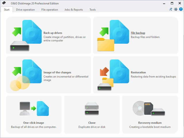 O&O DiskImage Professional 20