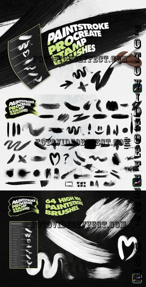 Paintstroke Procreate Stamp Brushes - 290626706 - 8JB7SM6