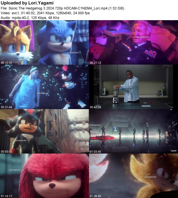 Sonic The Hedgehog 3 (2024) 720p HDCAM-C1NEM4