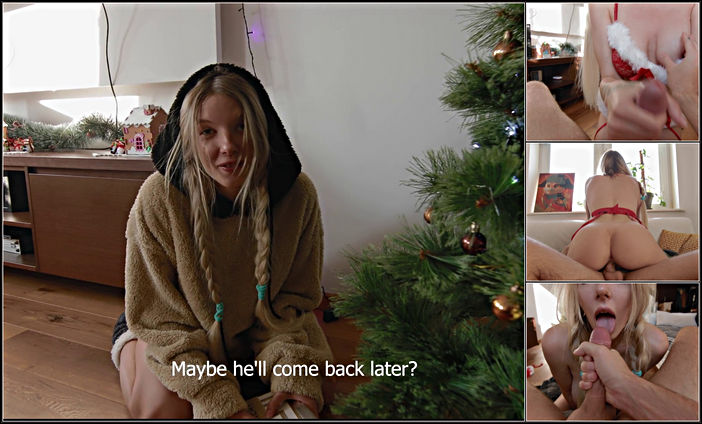 PornHub: Am I Left Without a Gift  Stepsister Forgot To Buy a Gift For The New Year [FullHD 1080p]