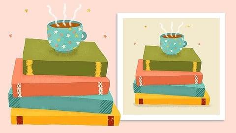 Procreate Projects – Illustrate A Cute Stack Of Books