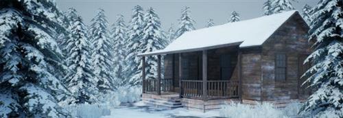 Victory3D – Environment Creation Snowy Cabin