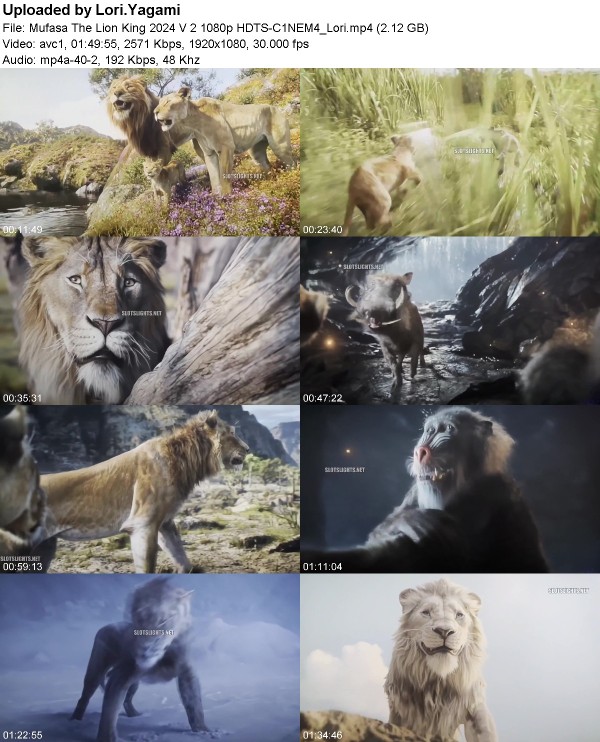 Mufasa The Lion King (2024) V 2 1080p HDTS-C1NEM4