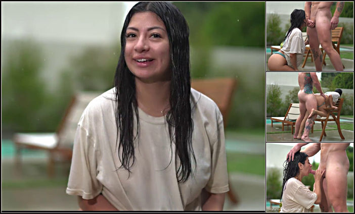 PornHub: I Got Railed In The Rain During Hurricane Hilary With Huge Facial - Cami Strella [FullHD 1080p]