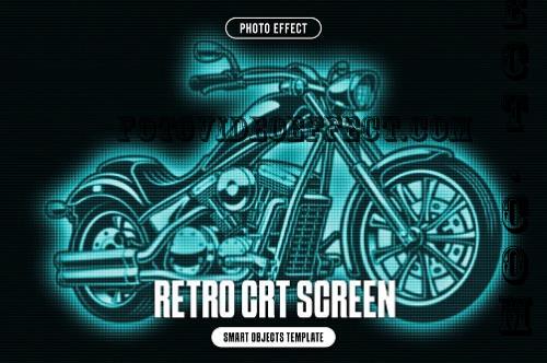 Retro CRT Screen Photo Effect - 290770308 - YQ5JQWR