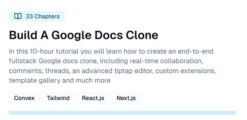 Code with Antonio – Build a Google Docs Clone