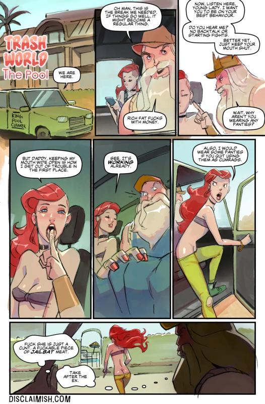 Disclaimer - Trash World: The Pool (The Little Mermaid) Porn Comics