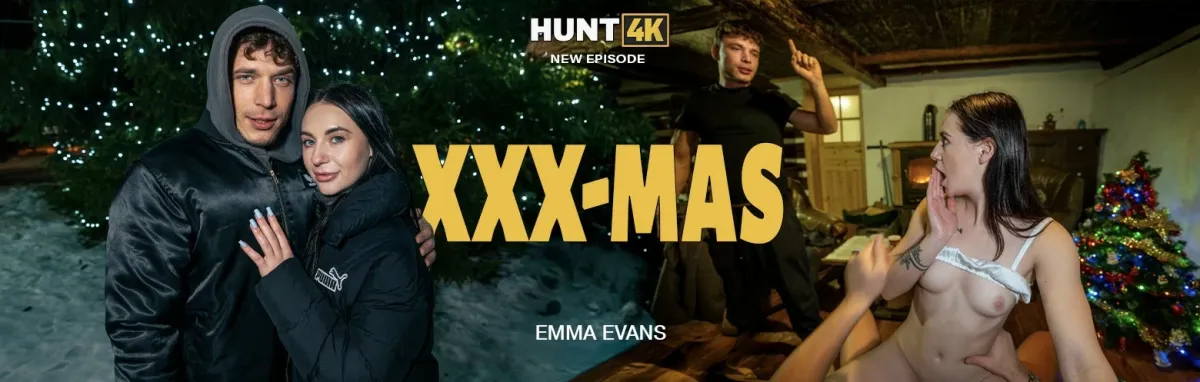 [Hunt4K.com / Vip4K.com]Emma Evans( XXX-MAS)[2024 г., Gonzo, Hardcore, All Sex, POV,Straight 540p]