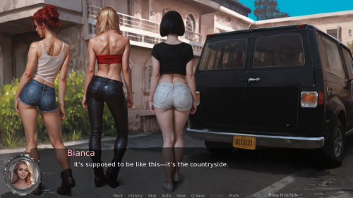 Man from icecream van - Three chicks and a Loser The Cursed Mansion v.0.11 Porn Game