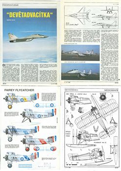 Letectvi+Kosmonautika 1989-11 - Scale Drawings and Colors