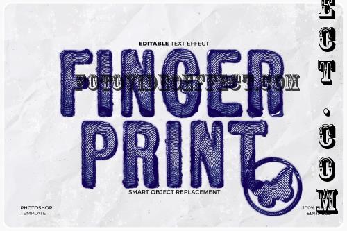 Fingerprint Stamp Text & Logo Effect - JZQN7S5