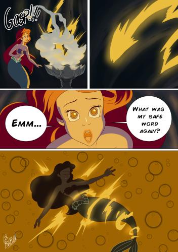 BGRedrum - Ariel's transformation Porn Comics