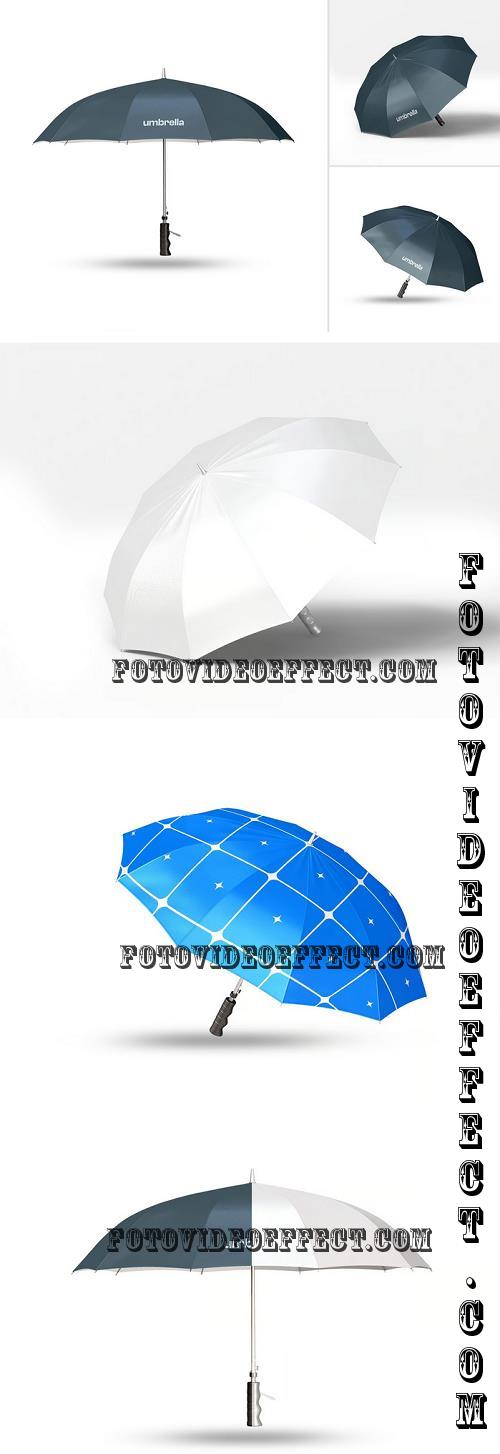 Opened Umbrella Psd Mockup Set - 3XNLRFC