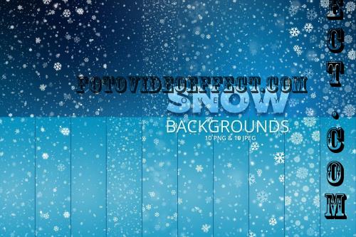 Snow Overlay Backgrounds - ZB9MQWL