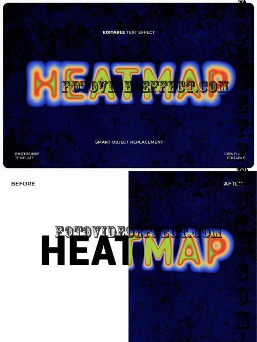 Heatmap Text Effect - 46YXZMN