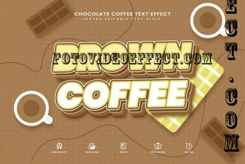 Chocolate Coffee Vector Text Effect - 280254775 - SHKAYGN