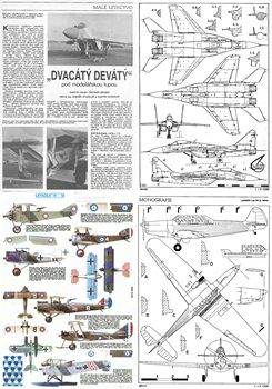 Letectvi+Kosmonautika 1989-13 - Scale Drawings and Colors