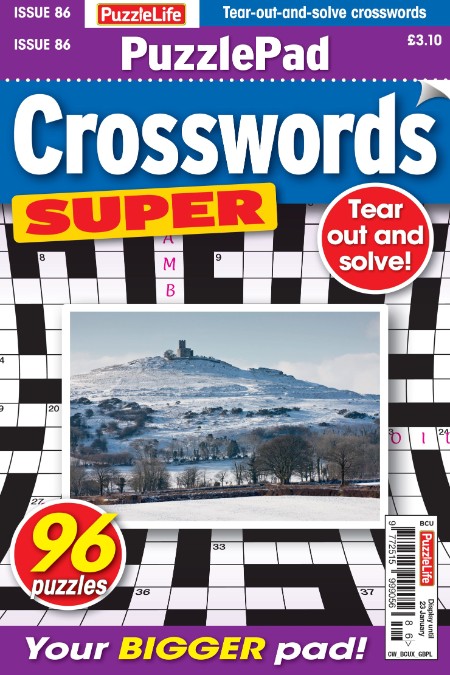 PuzzleLife PuzzlePad Crosswords Super - December 2024