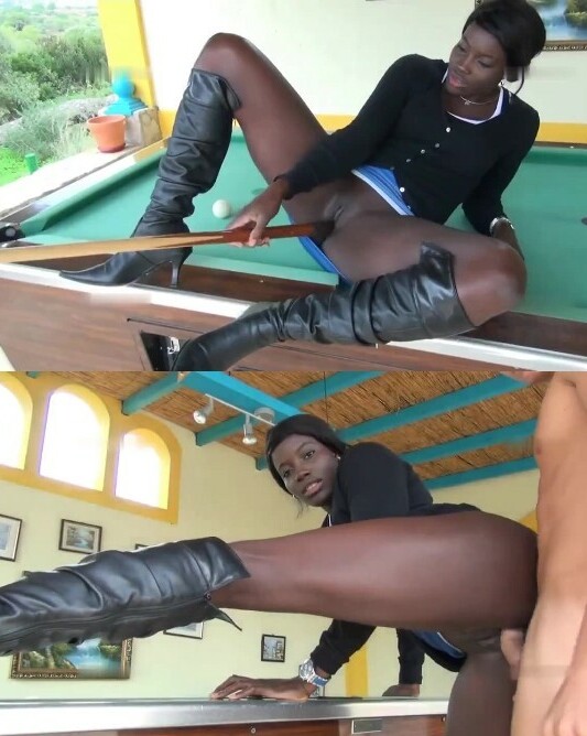 African-flower - WETT-Schulden Traust du dich CREAMPIE und NS