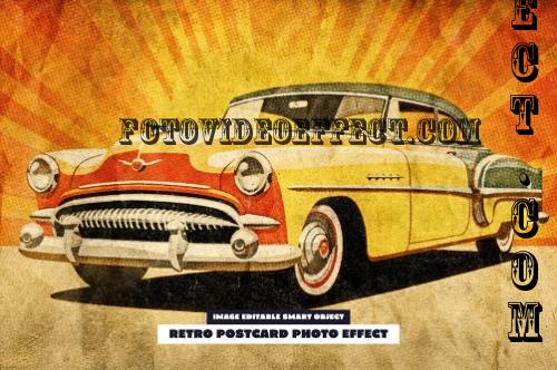 Retro Postcard Photo Effect - 290839909 - GQMWPNS