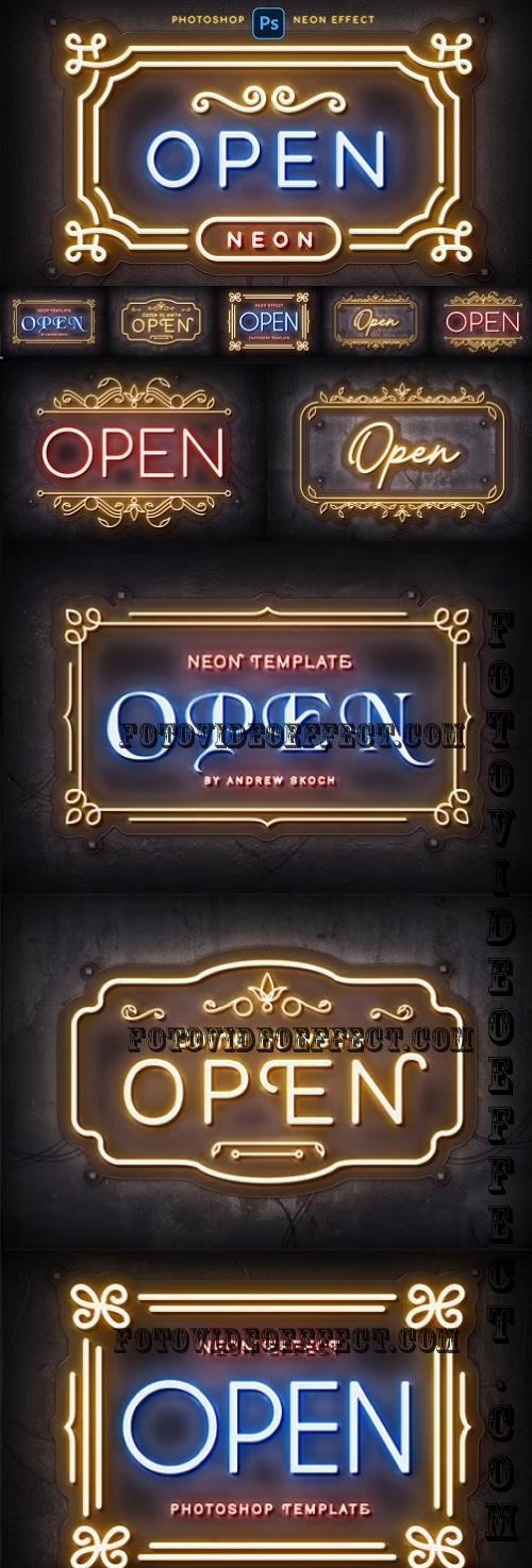 Neon Logo Mockups - 283707182 - ZFC3P99