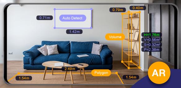 AR Ruler App:Tape Measure Cam - Линейка Рулетка v2.8.12 Mod (Pro version) (Android)