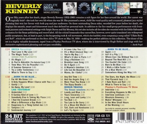 Beverly Kenney - Complete Decca Recordings (2012) 2CD Lossless