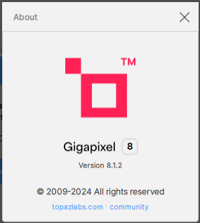 Topaz Gigapixel AI 8.1.2