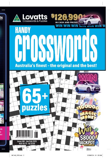 Lovatts Handy Crosswords - Issue 148 2024