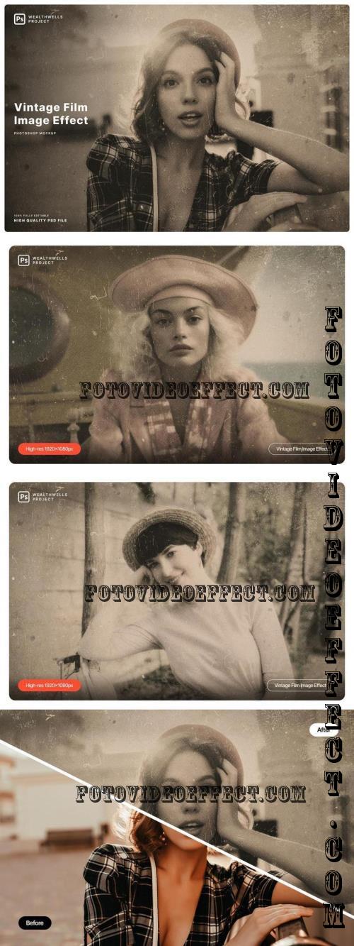 Vintage Film Image Effect - 9QVTK74