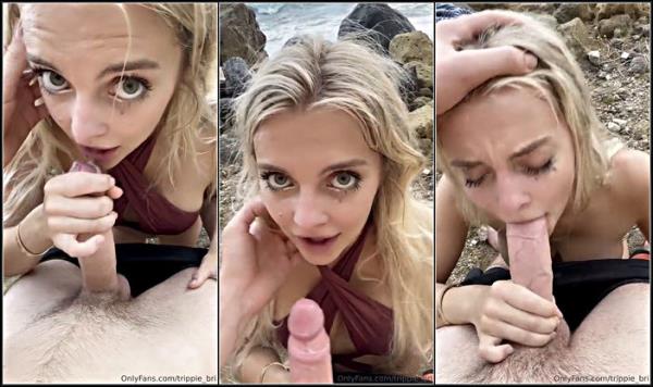 Trippie Bri Beach Blowjob Video Leaked - [Onlyfans] (HD 720p)