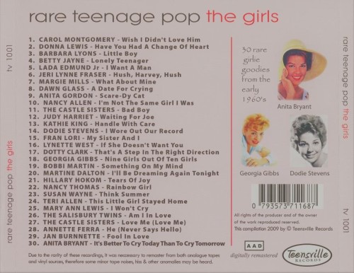 VA - Rare Teenage Pop : The Girls (1960-65)(2009) Lossless