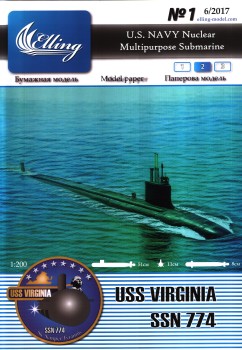   USS Virginia SSN 774 ( Elling-Model 01/2017)