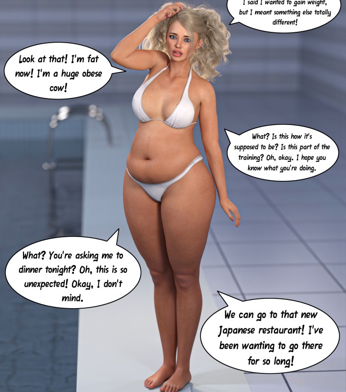 TheLustLord - Serene Weight gain sequence 3D Porn Comic