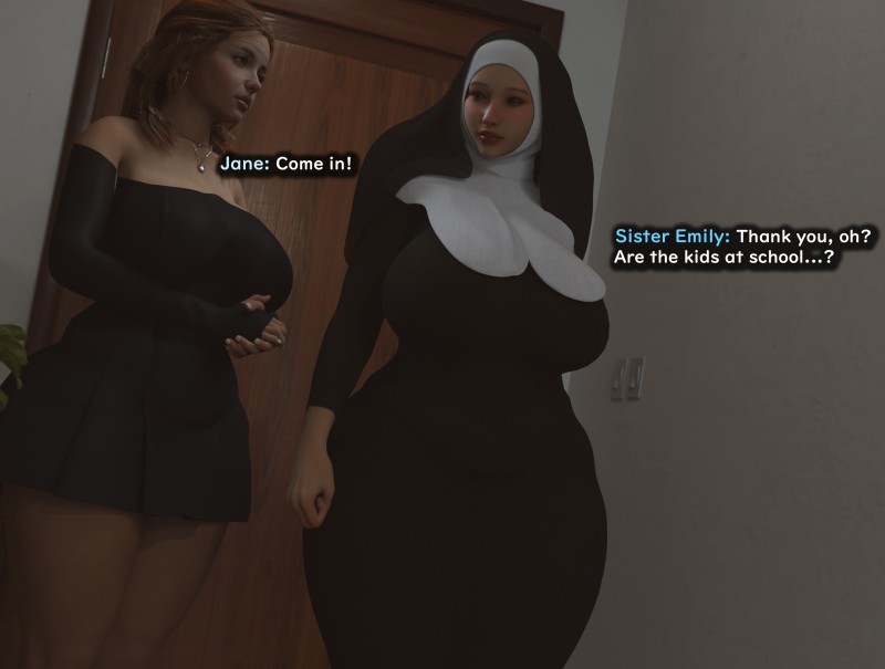 BlankKen - A Nun's Assistance 3D Porn Comic