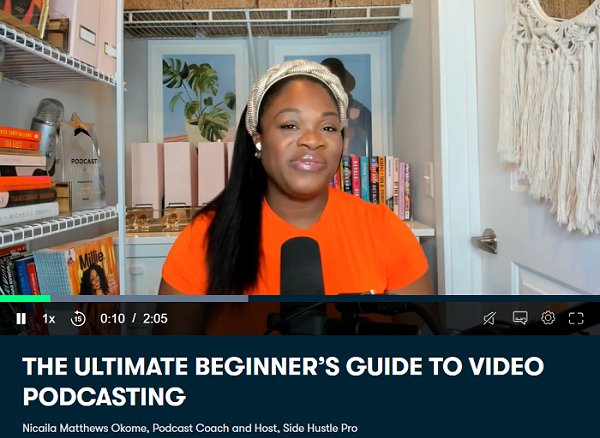 SKILLSHARE – THE ULTIMATE BEGINNER'S GUIDE TO VIDEO PODCASTING