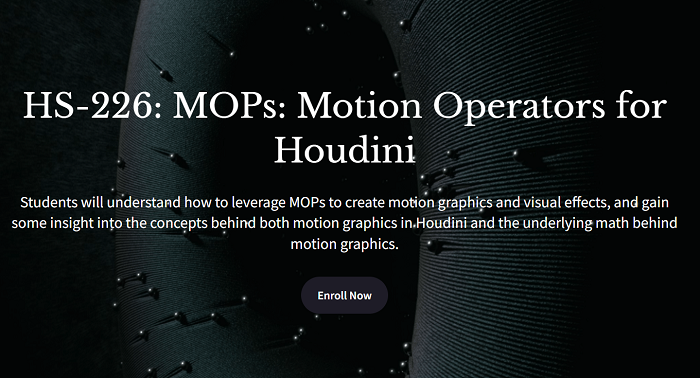 Houdini School HS–226: MOPs: Motion Operators for Houdini