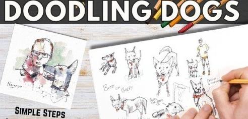 Doodle Dogs: Easy Techniques for Drawing Dog Heads, Poses, and Legs