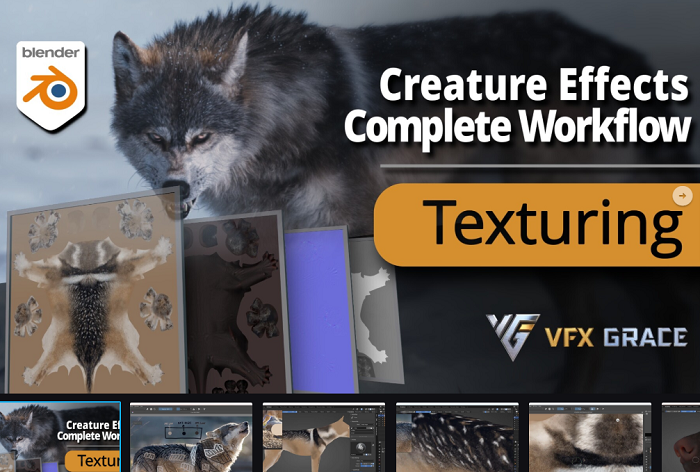 ArtStation – Blender Creature Effects Tutorial – Texturing Section