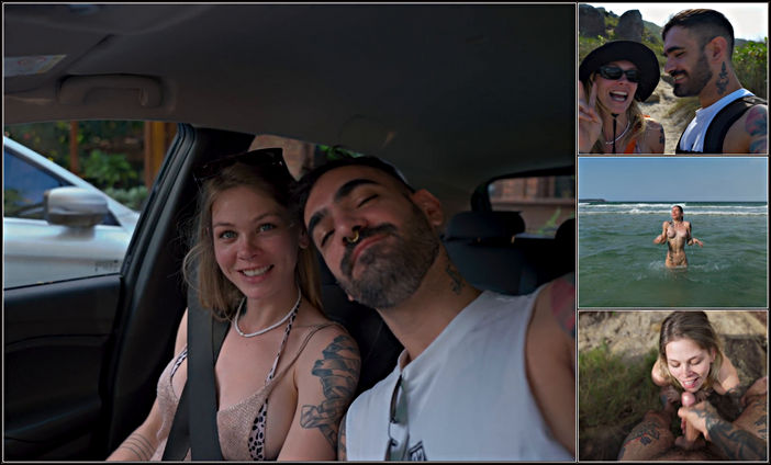 Hiking To a Nudiste Beach In Brazil - Outdoor Sex - SammmNextDoor Date Night 30