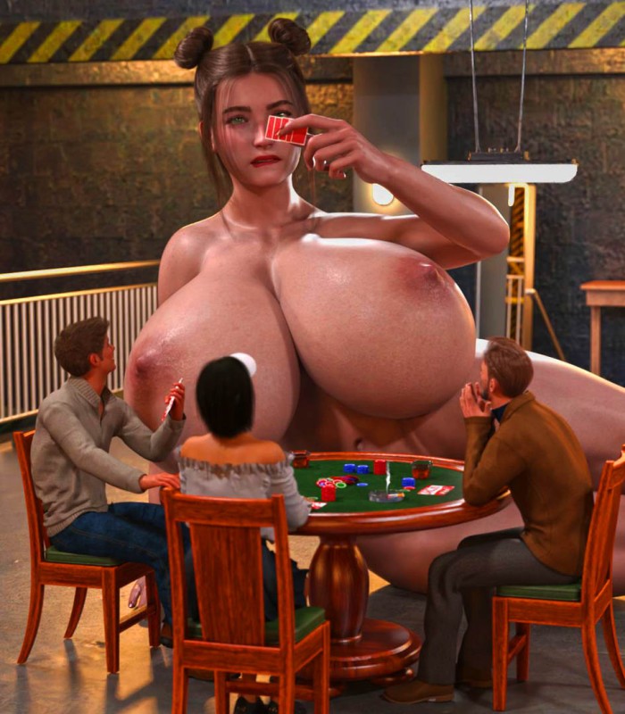 GiantPoser - Poker Night With Kimberly 3D Porn Comic