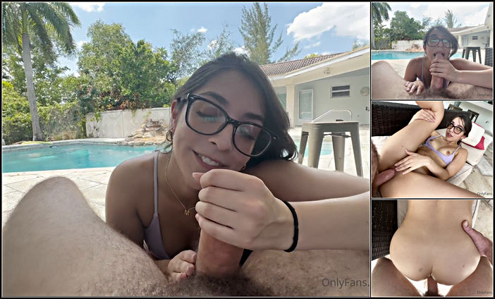 Madison Wilde Had Some Pool Side Fun With @xbrianomallyx (Onlyfans) FullHD 1080p