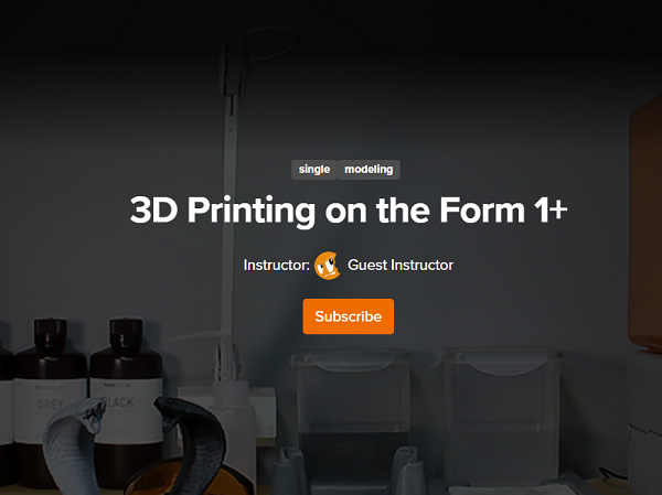 CGCookie – 3D Printing on the Form 1+ Download