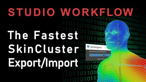 CGCircuit – The Fastest SkinCluster Export/Import [Maya]