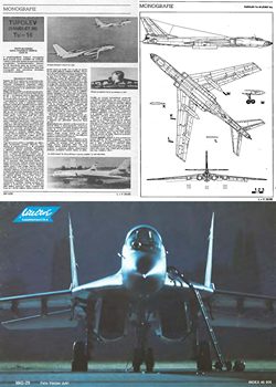 Letectvi+Kosmonautika 1989-26 - Scale Drawings and Colors