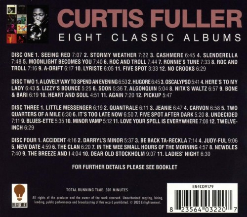 Curtis Fuller - Eight Classic Albums (2020) 4CD Lossless